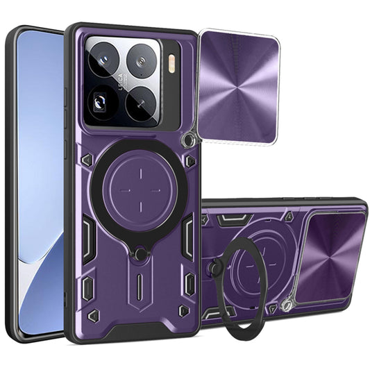 Hülle für Xiaomi 15 Pro, Techsuit, CamGuard Pro, Lila