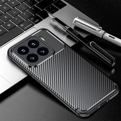 Hülle für Xiaomi 15 Pro, Techsuit, CarbonFiber, Schwarz