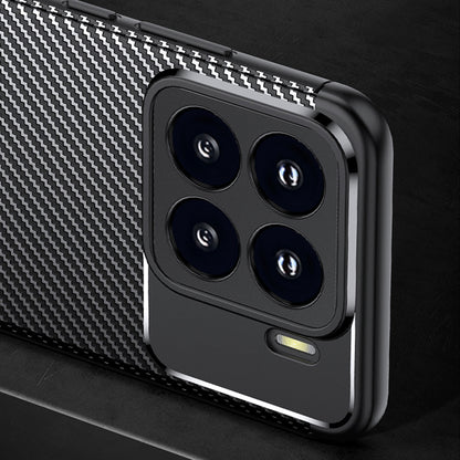 Hülle für Xiaomi 15 Pro, Techsuit, CarbonFiber, Schwarz