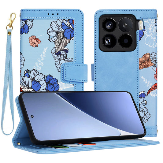 Hülle für Xiaomi 15 Pro, Techsuit, FlipCraft, Blau