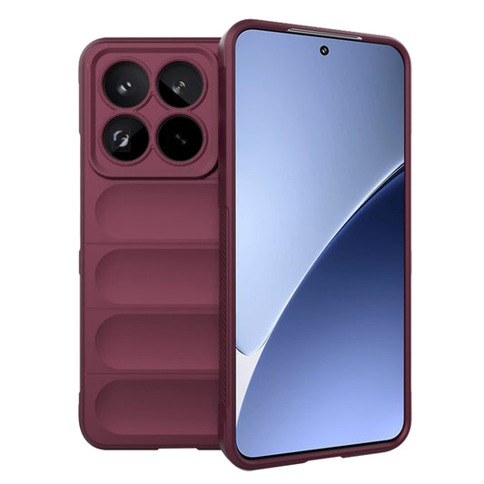 Hülle für Xiaomi 15 Pro, Techsuit, Magic Shield, Weinrot