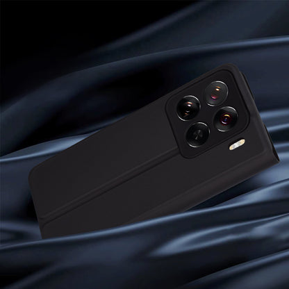 Hülle für Xiaomi 15 Pro, Techsuit, Magskin Book, Schwarz