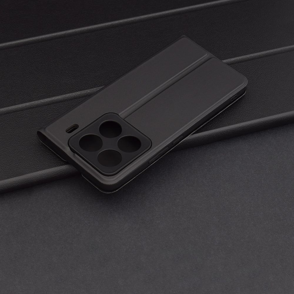 Hülle für Xiaomi 15 Pro, Techsuit, Magskin Book, Schwarz