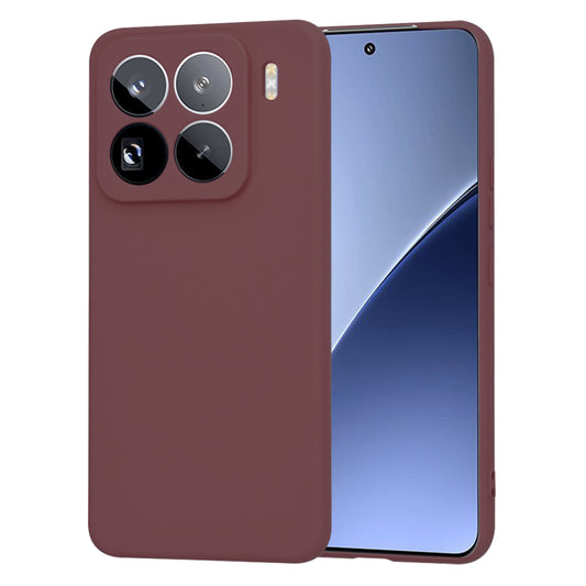 Hülle für Xiaomi 15 Pro, Techsuit, SoftFlex, Weinrot