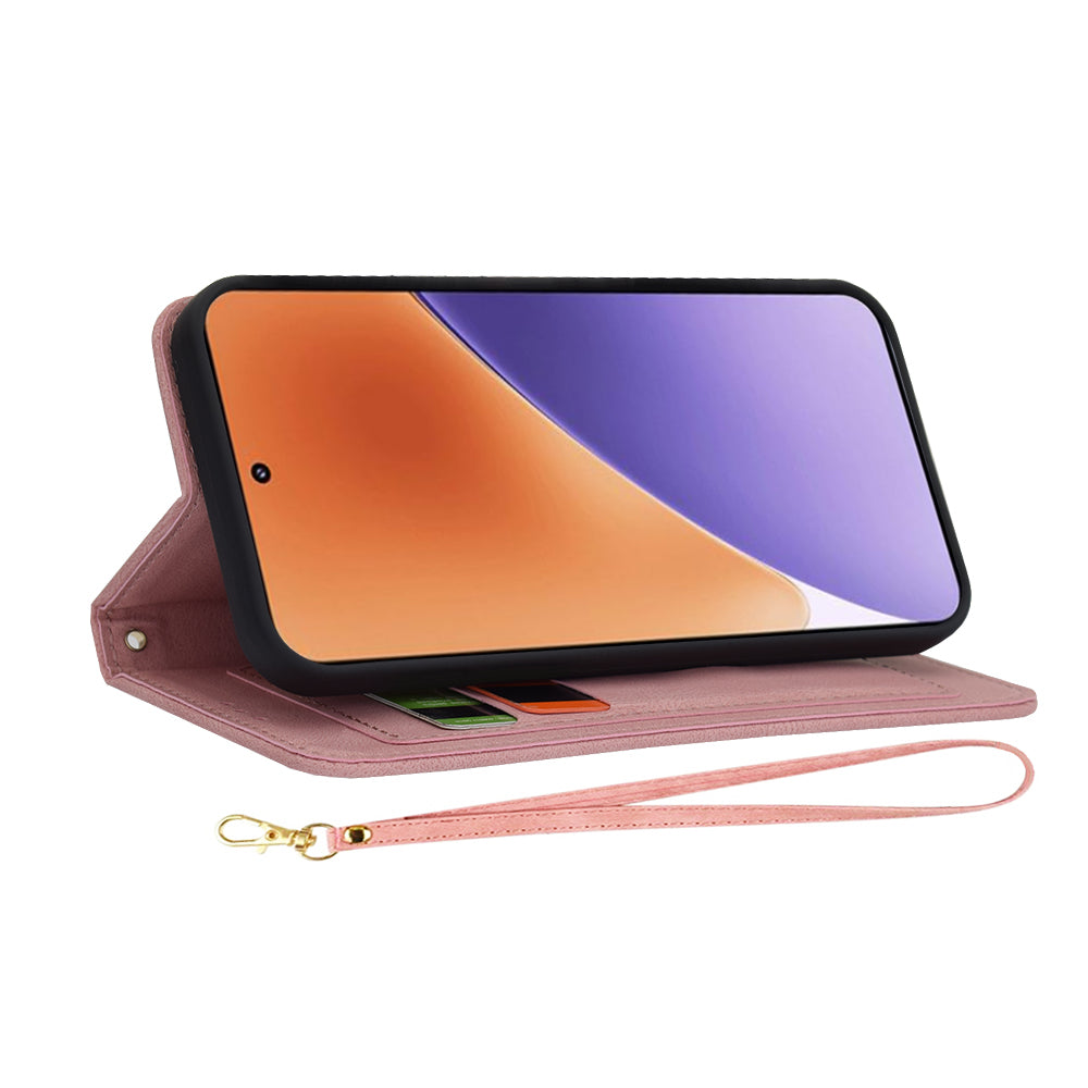 Hülle für Xiaomi 15, Techsuit, FlipCraft, Rosa