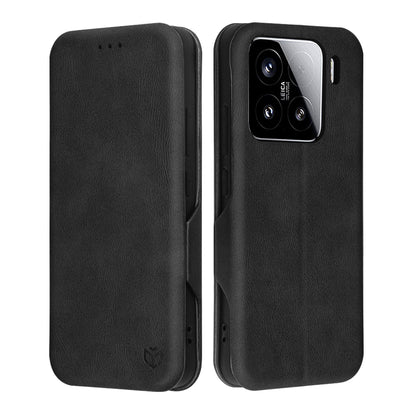 Hülle für Xiaomi 15, Techsuit, Safe Wallet Plus, Schwarz