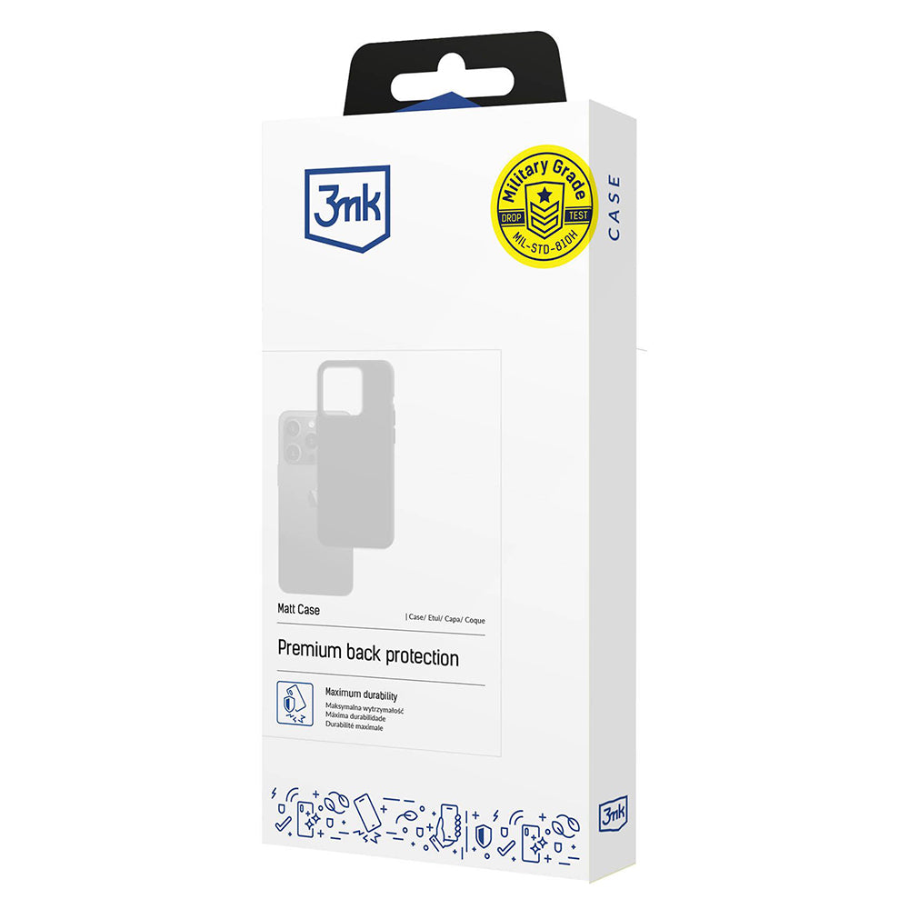 Hülle für Xiaomi 15T Pro, 3MK, Matt Schwarz