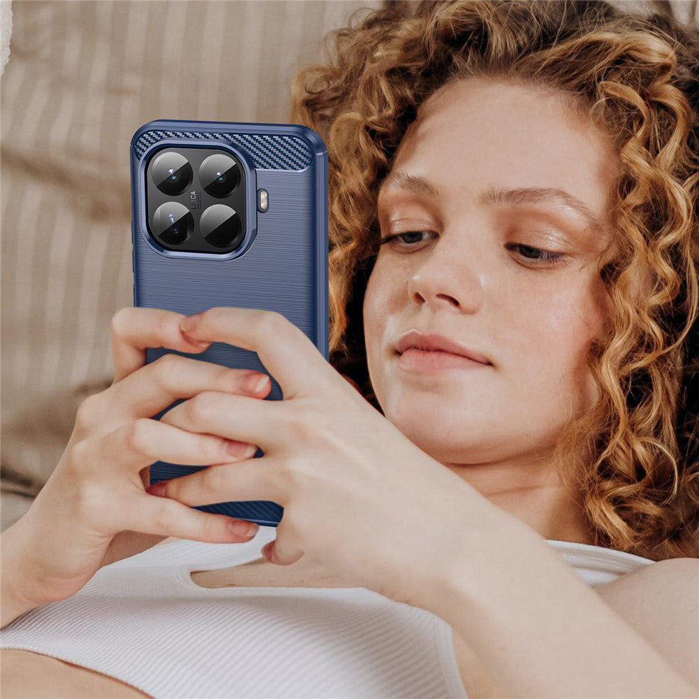 Hülle für Xiaomi 15T Pro, Techsuit, Carbon, Blau