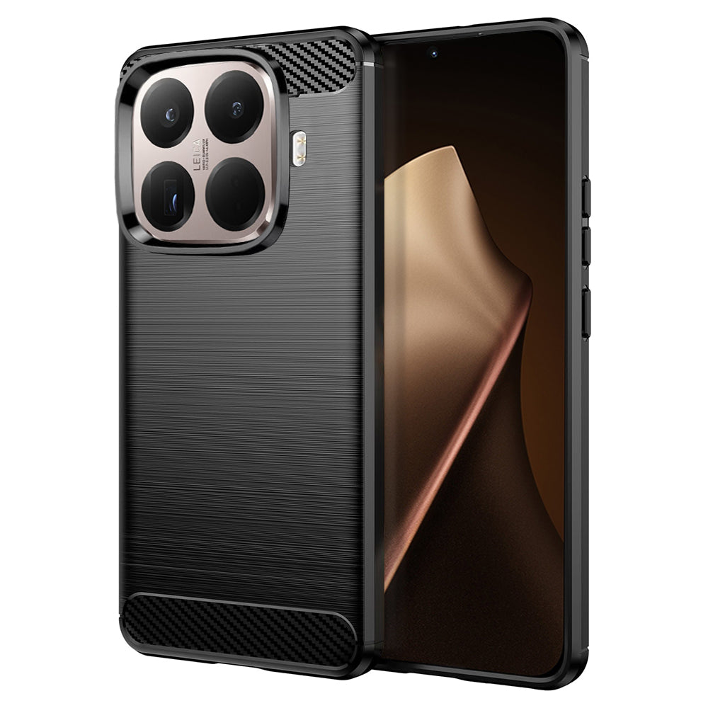 Hülle für Xiaomi 15T Pro, Techsuit, Carbon, Schwarz