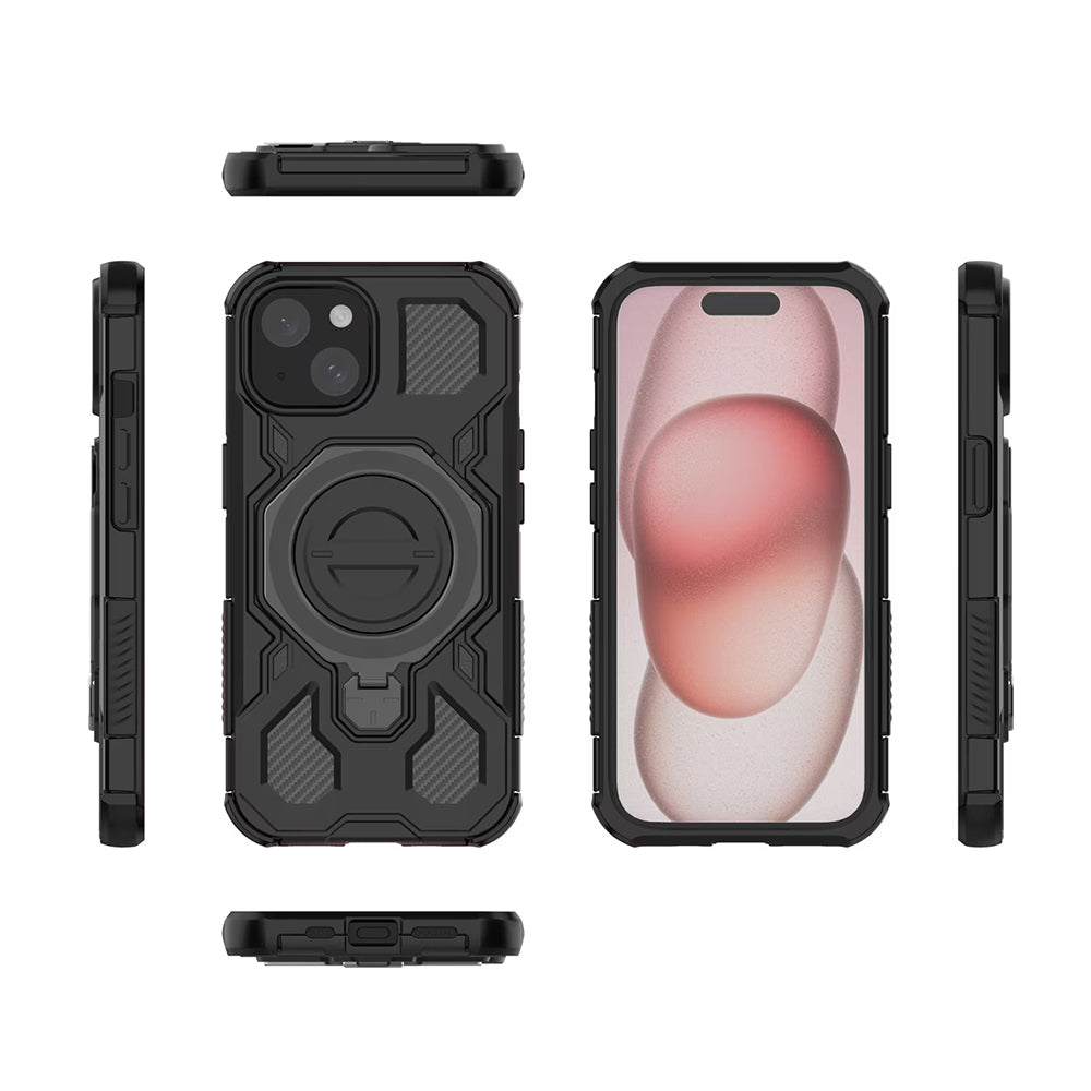 Hülle für Xiaomi 15T Pro, Techsuit, Carbon Shield Pro, Weiß