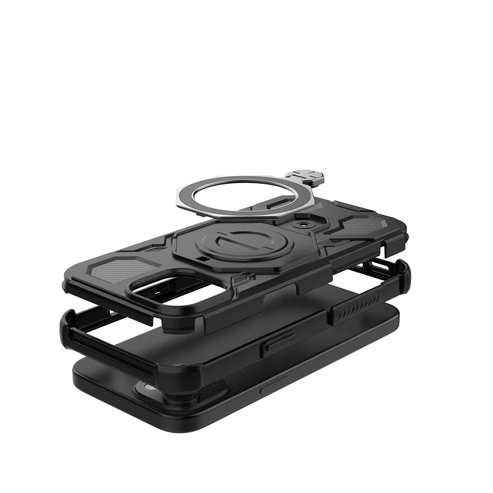 Hülle für Xiaomi 15T Pro, Techsuit, Carbon Shield Pro, Lila