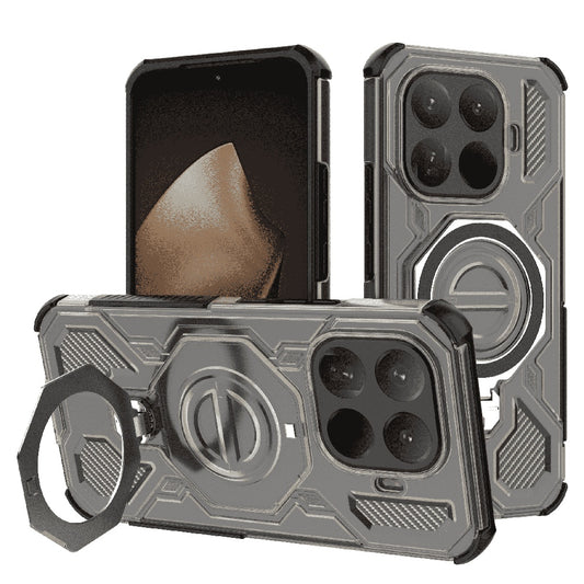 Hülle für Xiaomi 15T Pro, Techsuit, Carbon Shield Pro, Off-Schwarz