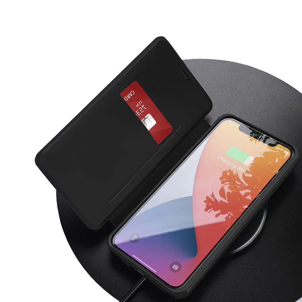 Hülle für Xiaomi 15T Pro, Techsuit, Magskin Book, Schwarz