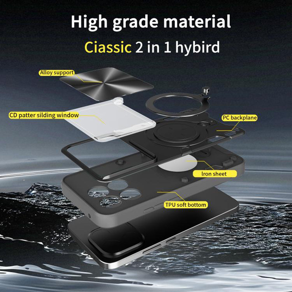 Hülle für Xiaomi 15T, Techsuit, CamGuard Pro, Lila