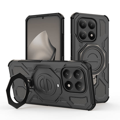 Hülle für Xiaomi 15T, Techsuit, Carbon Shield Pro, Schwarz