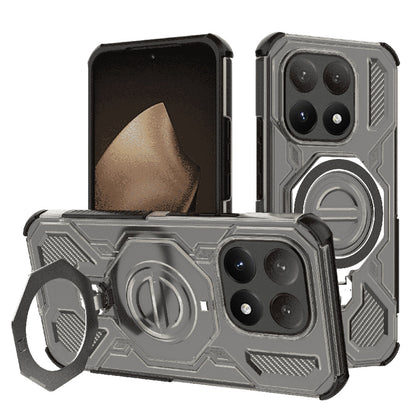 Hülle für Xiaomi 15T, Techsuit, Carbon Shield Pro, Off-Schwarz