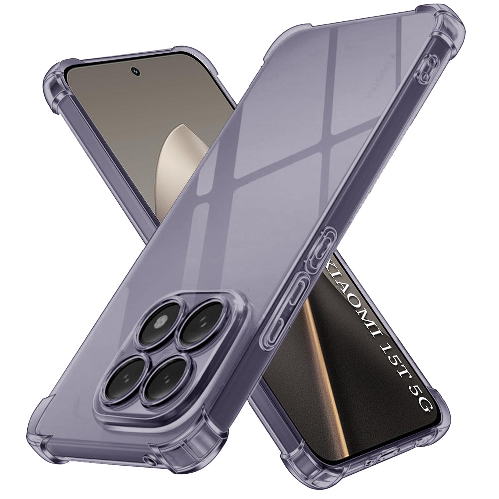 Hülle für Xiaomi 15T, Techsuit, Shockproof Clear, Schwarz