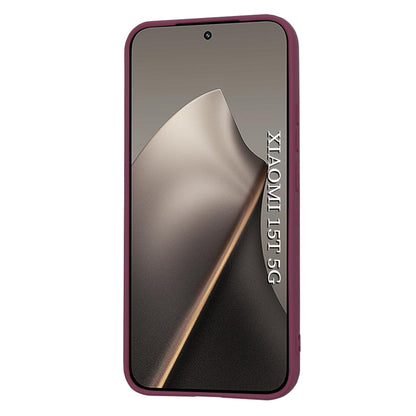 Hülle für Xiaomi 15T, Techsuit, SoftFlex, Kirschrot