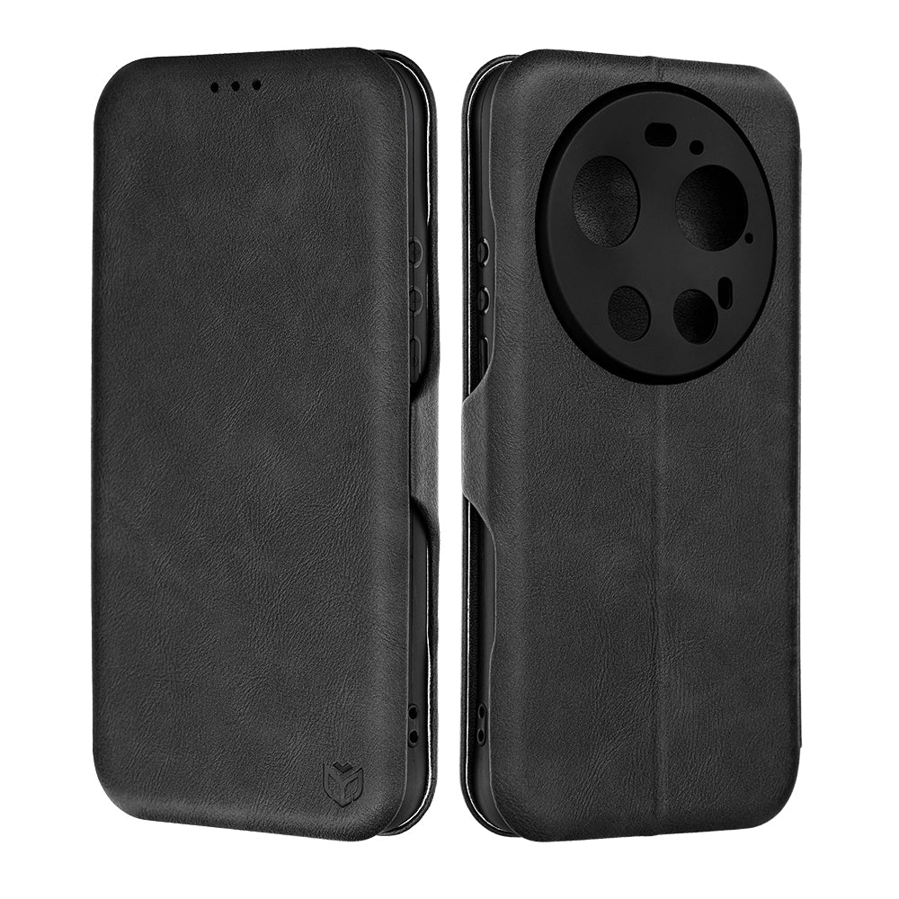 Hülle für Xiaomi 17 Ultra, Techsuit, Safe Wallet Plus, Schwarz