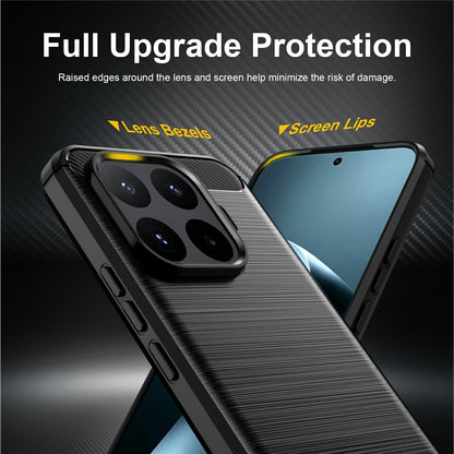 Hülle für Xiaomi 17T Pro, Techsuit, Carbon, Schwarz