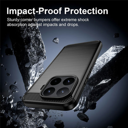Hülle für Xiaomi 17T Pro, Techsuit, Carbon, Schwarz