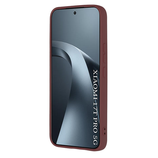 Hülle für Xiaomi 17T Pro, Techsuit, SoftFlex, Weinrot