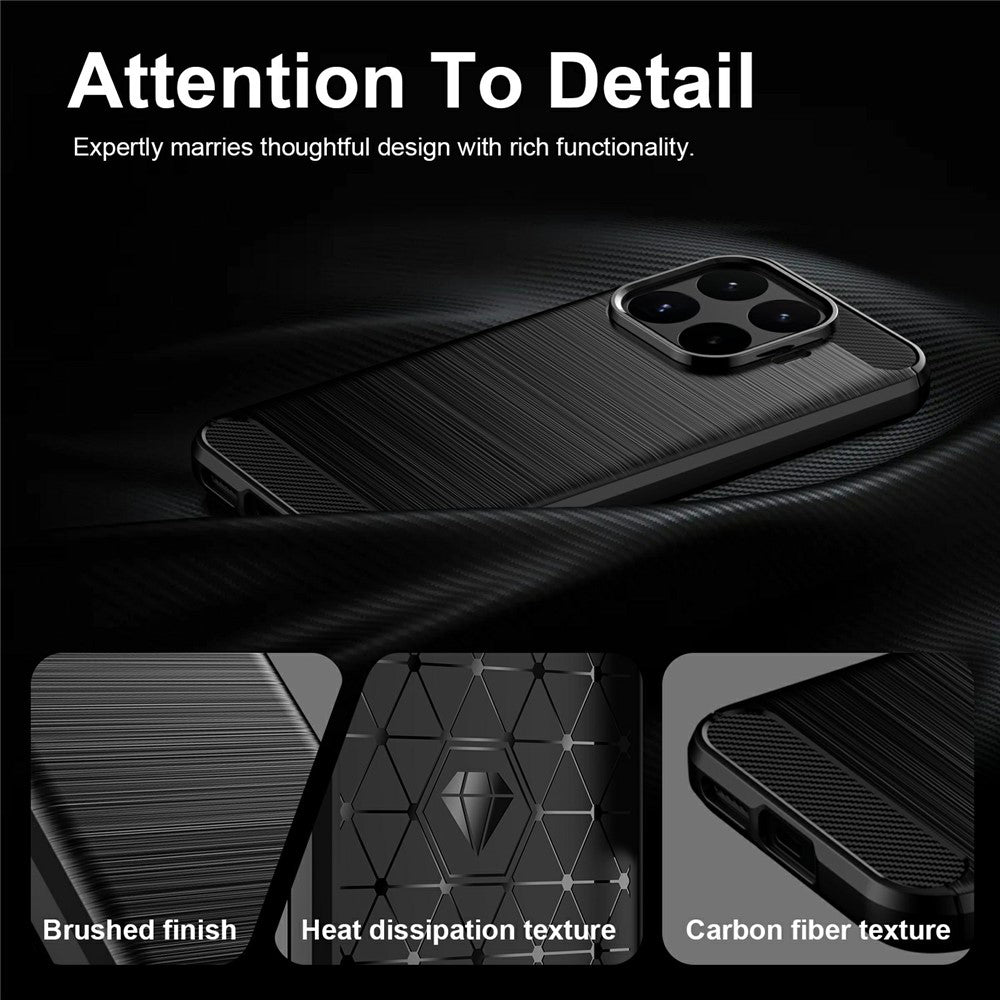 Hülle für Xiaomi 17T, Techsuit, Carbon, Blau