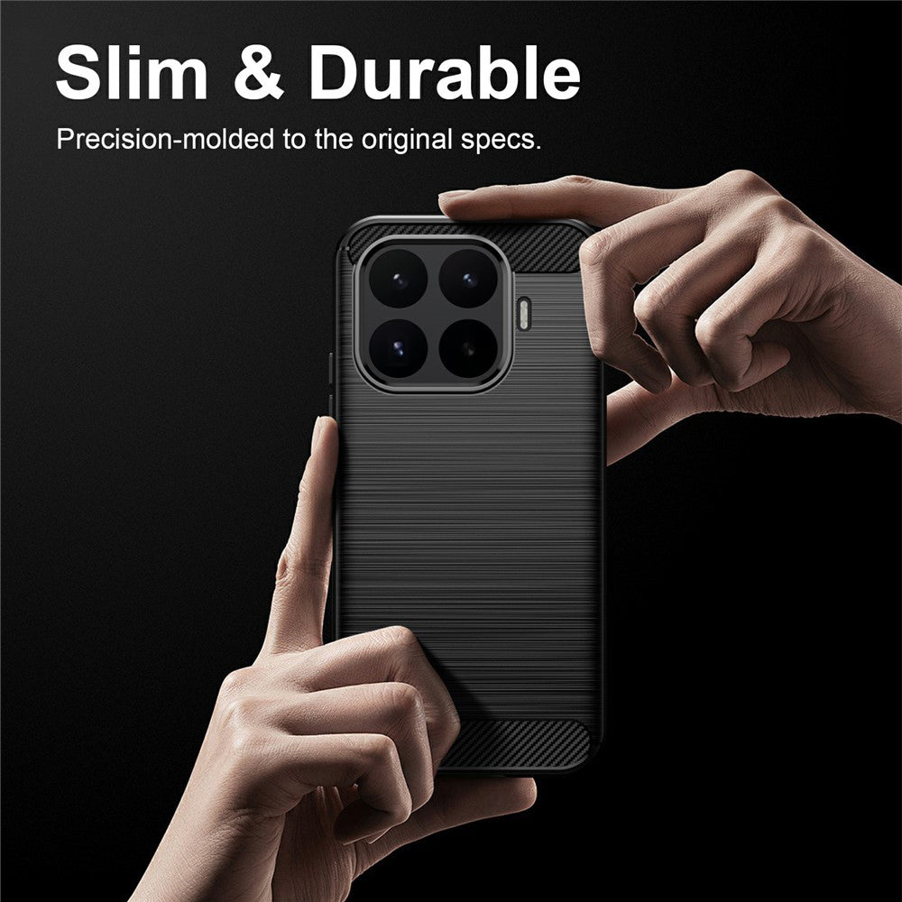 Hülle für Xiaomi 17T, Techsuit, Carbon, Schwarz