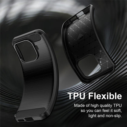 Hülle für Xiaomi 17T, Techsuit, Carbon, Schwarz
