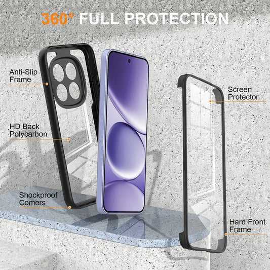 Hülle für Xiaomi 17T, Techsuit, ColorVerse 360, Schwarz