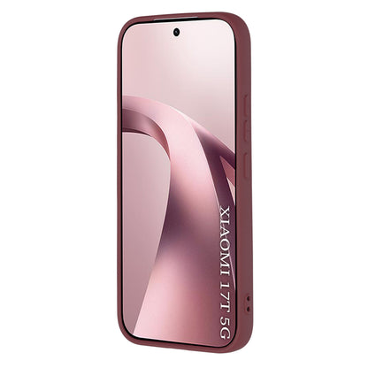 Hülle für Xiaomi 17T, Techsuit, SoftFlex, Weinrot