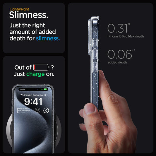 Hülle für Xiaomi 17T, Techsuit, SparkleSkin, Transparent