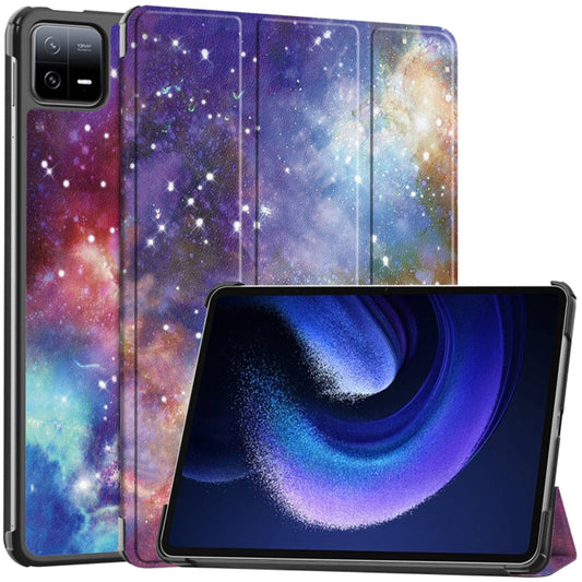 Hülle für Xiaomi Pad 6 / 6 Pro, Techsuit, FoldPro Galaxy, Mehrfarbig