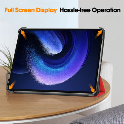 Hülle für Xiaomi Pad 6 / 6 Pro, Techsuit, FoldPro, Rot