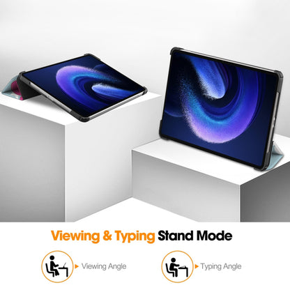 Hülle für Xiaomi Pad 6 / 6 Pro, Techsuit, FoldPro Unicorn, Mehrfarbig