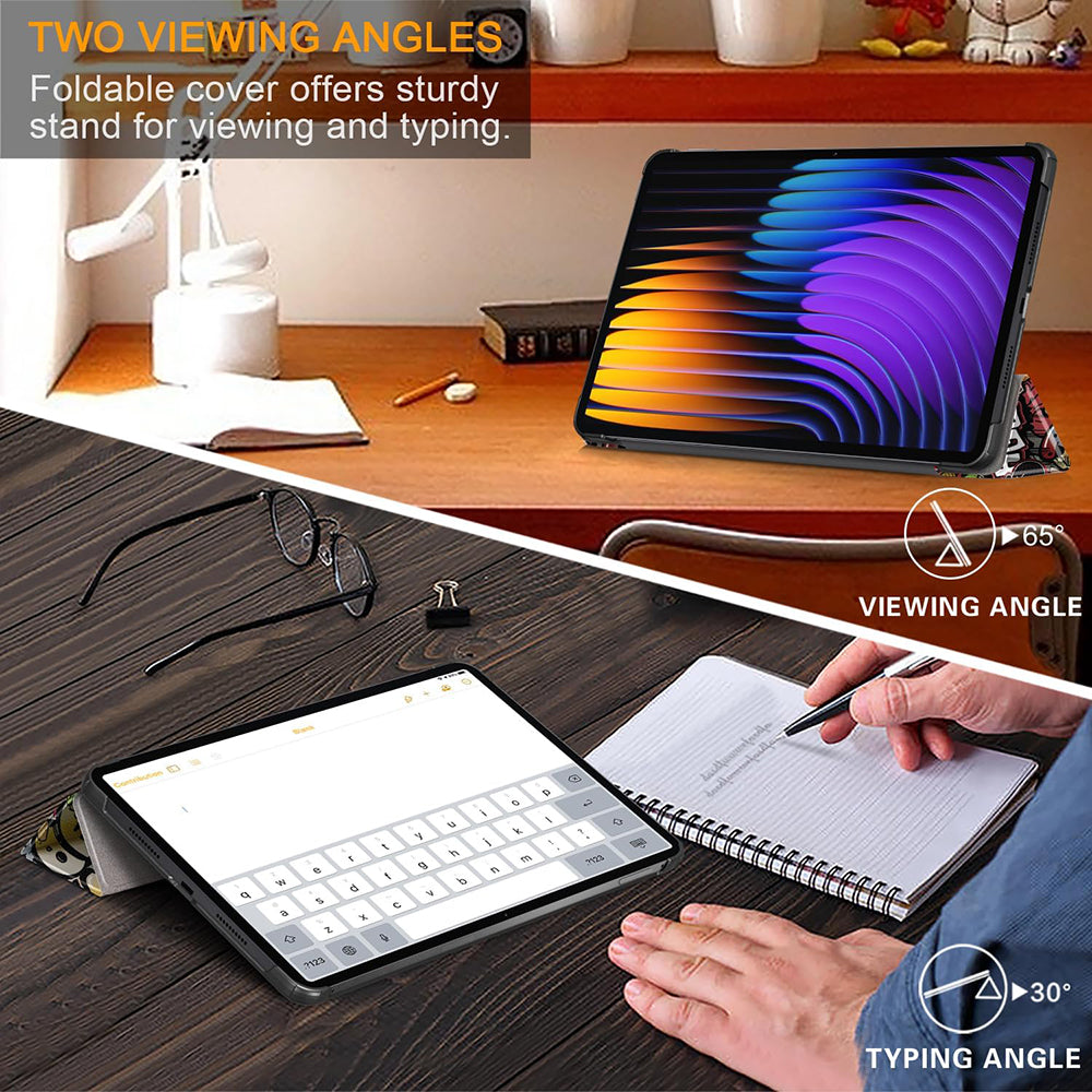 Hülle für Xiaomi Pad 7 / 7 Pro, Techsuit, FoldPro Galaxy, Mehrfarbig