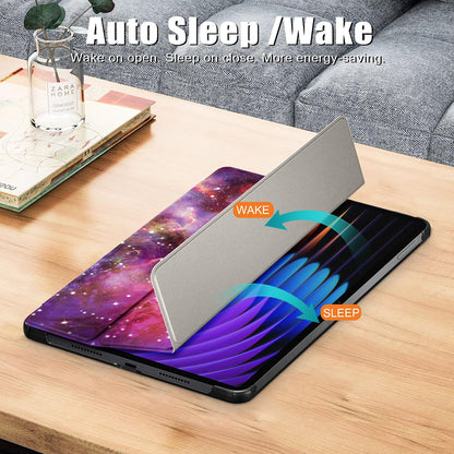 Hülle für Xiaomi Pad 7 / 7 Pro, Techsuit, FoldPro Galaxy, Mehrfarbig