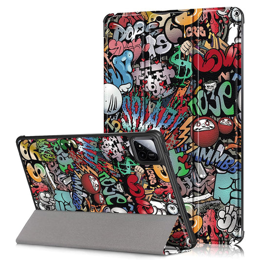 Hülle für Xiaomi Pad 7 / 7 Pro, Techsuit, FoldPro Urban Vibe, Mehrfarbig