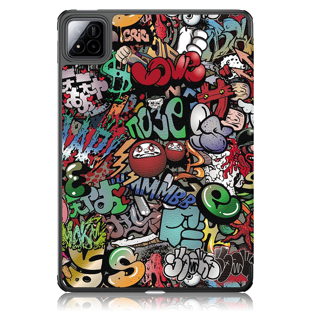 Hülle für Xiaomi Pad 7 / 7 Pro, Techsuit, FoldPro Urban Vibe, Mehrfarbig