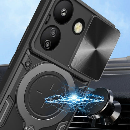 Hülle für Xiaomi Poco C65 / Redmi 13C, Techsuit, CamGuard Pro, Schwarz