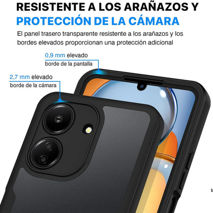 Hülle für Xiaomi Poco C65 / Redmi 13C, Techsuit, ColorVerse 360, Schwarz