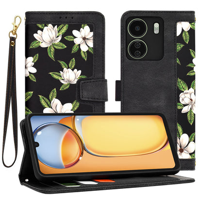 Hülle für Xiaomi Poco C65 / Redmi 13C, Techsuit, FlipCraft, Schwarz