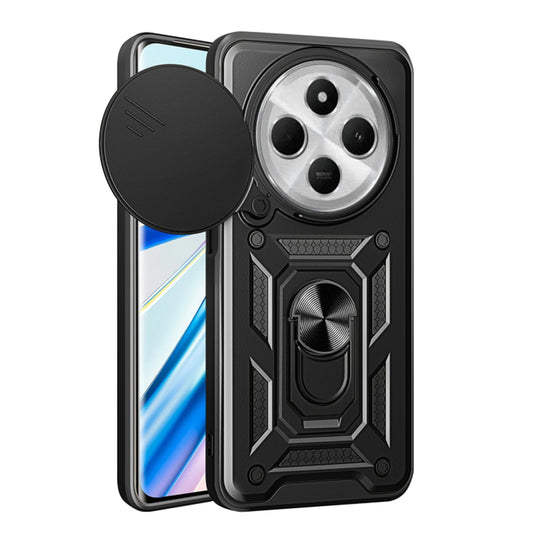 Hülle für Xiaomi Poco C75 / Redmi 14C, Techsuit, CamShield, Schwarz