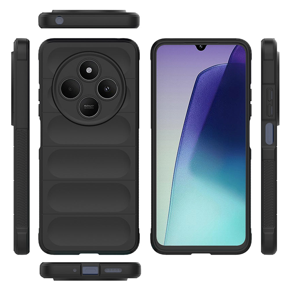 Case for Xiaomi Poco C75 / Redmi 14C, Techsuit, Magic Shield, Burgundy