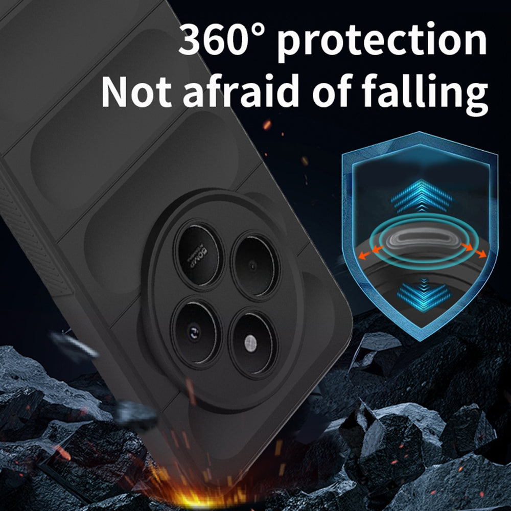 Case for Xiaomi Poco C75 / Redmi 14C, Techsuit, Magic Shield, Burgundy