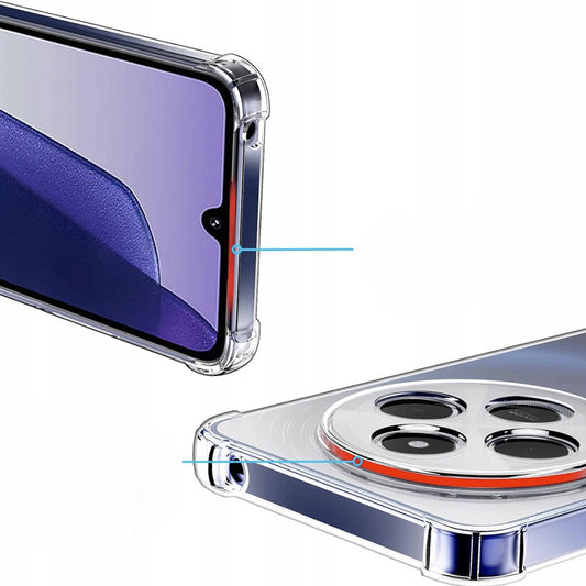 Hülle für Xiaomi Poco C75 / Redmi 14C, Techsuit, stoßfest klar, transparent