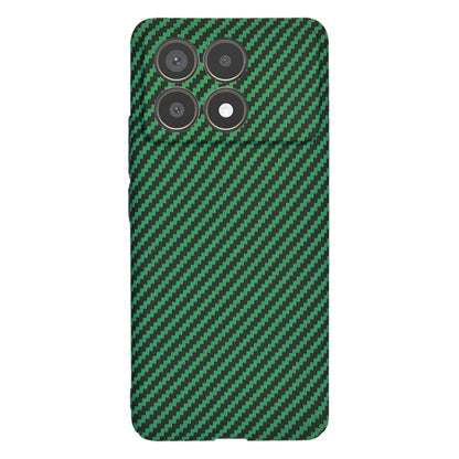 Hülle für Xiaomi Poco F6 Pro, Techsuit, Carbonite FiberShell, Grün