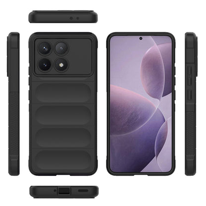Hülle für Xiaomi Poco F6 Pro, Techsuit, Magic Shield, Blau
