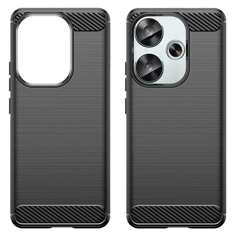 Case for Xiaomi Poco F6, Techsuit, Carbon, Black