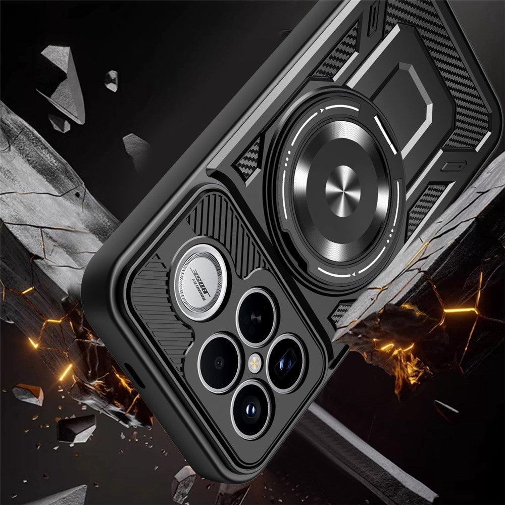 Hülle für Xiaomi Poco F8 Ultra, Techsuit, RuggedCam, Schwarz